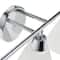 Hello Honey® Robert Stevenson Lighting Brody Chrome Metal & Frosted Glass 3-Light Vanity Light